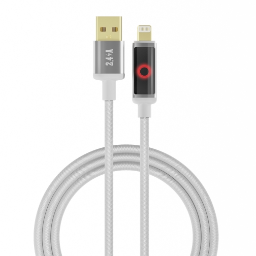 Купити Кабель USB YOKI SM33 SMART PULSE to iP 2,4A 1.2m, 4