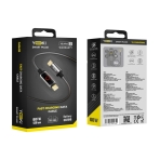 Купити Кабель USB YOKI SM33 SMART PULSE Type-C to Type-C 60W 1.2m, 3