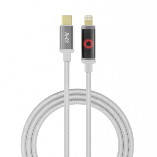 Купити Кабель USB YOKI SM33 SMART PULSE Type-C to iP 30W 1.2m, 4