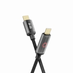 Купити Кабель USB YOKI SM33 SMART PULSE Type-C to Type-C 60W 1.2m, 5
