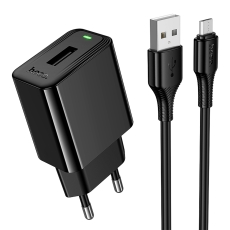 Купить Сетевое Зарядное Устройство Hoco CS91A 1USB 2.1A+USB to Micro