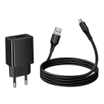 Купити Мережевий Зарядний Пристрій Hoco CS91A 1USB 2.1A+USB to Micro, 7