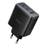 Купити Мережевий Зарядний Пристрій Hoco C160A 2USB-C/1USB QC/PD65W