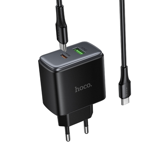 Купить Сетевое Зарядное Устройство Hoco C158A 1USB-C/1USB QC/PD45W GAN+Type-C to Type-C, 4