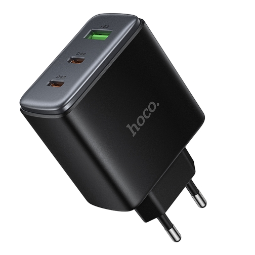 Купити Мережевий Зарядний Пристрій Hoco C160A 2USB-C/1USB QC/PD65W, 4