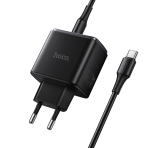 Купить Сетевое Зарядное Устройство Hoco C158A 1USB-C/1USB QC/PD45W GAN+Type-C to Type-C, 5