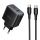 Купить Сетевое Зарядное Устройство Hoco C158A 1USB-C/1USB QC/PD45W GAN+Type-C to Type-C Черный