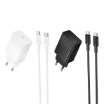 Купити Мережевий Зарядний Пристрій Borofone BAS73A 1USB-C PD/QC 20W+Type-C to Type-C