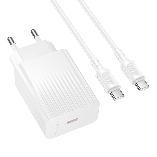 Купити Мережевий Зарядний Пристрій Borofone BAS73A 1USB-C PD/QC 20W+Type-C to Type-C, 4