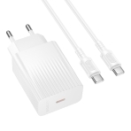 Купити Мережевий Зарядний Пристрій Borofone BAS73A 1USB-C PD/QC 20W+Type-C to Type-C, 4