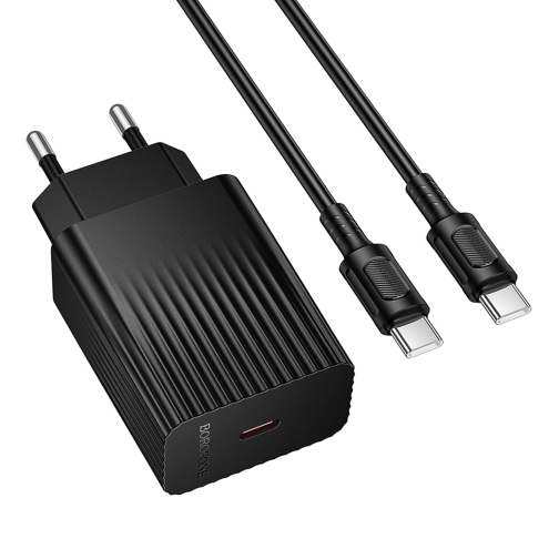 Купити Мережевий Зарядний Пристрій Borofone BAS73A 1USB-C PD/QC 20W+Type-C to Type-C, 5
