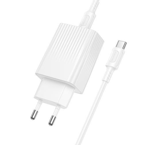 Купить Сетевое Зарядное Устройство Borofone BAS73A 1USB-C PD/QC 20W+Type-C to Type-C, 6