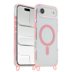 Купити Чохол TPU+PC LanyardCase with MagSafe для iPhone 17 Air Купити Чохол TPU+PC LanyardCase with MagSafe для iPhone 17 Air