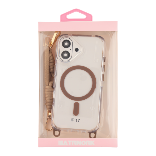 Чохол TPU+PC LanyardCase with MagSafe для iPhone 17 превью 4