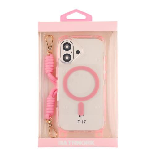 Чохол TPU+PC LanyardCase with MagSafe для iPhone 17 превью 5