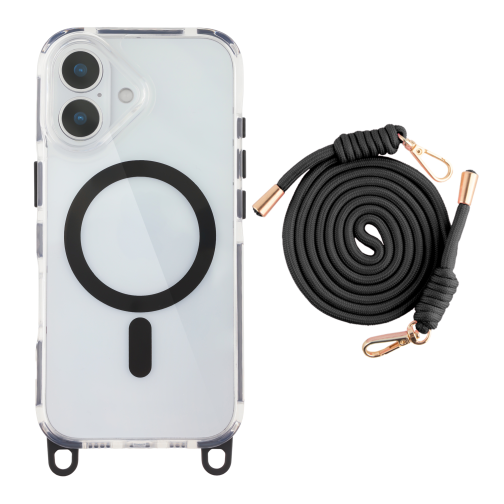 Чохол TPU+PC LanyardCase with MagSafe для iPhone 17 превью 8