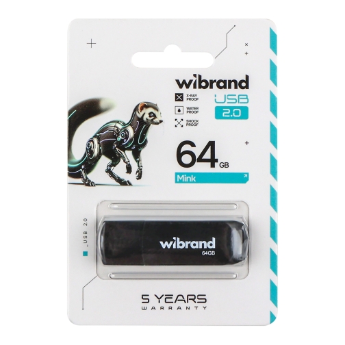 Купити USB флеш-накопичувач Wibrand 64gb Mink, 2