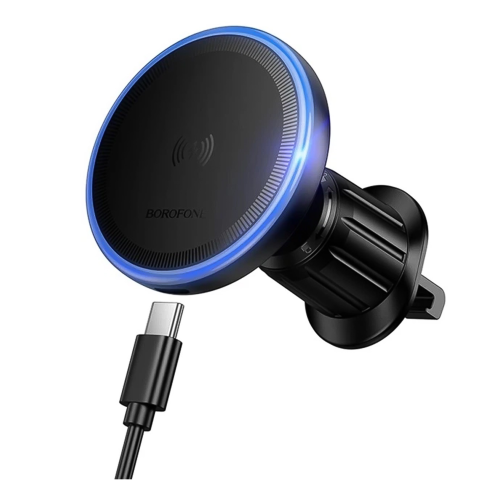 Автотримач Borofone BH224 Magnetic Wireless 15W