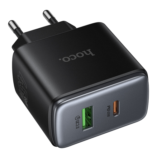 Мережевий Зарядний Пристрій Hoco C158A 1USB-C/1USB QC/PD45W GAN превью 3