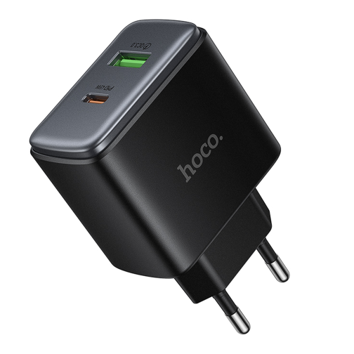 Мережевий Зарядний Пристрій Hoco C158A 1USB-C/1USB QC/PD45W GAN превью 4