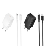 Купити Мережевий Зарядний Пристрій Borofone BAS75A 1USB-C PD/QC 30W+Type-C to Type-C