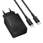 Купити Мережевий Зарядний Пристрій Borofone BAS75A 1USB-C PD/QC 30W+Type-C to Type-C, 5