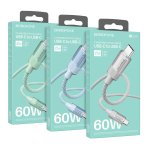 Купити Кабель USB Borofone BU44 Sincero 60W Type-C to Type-C 1.2m