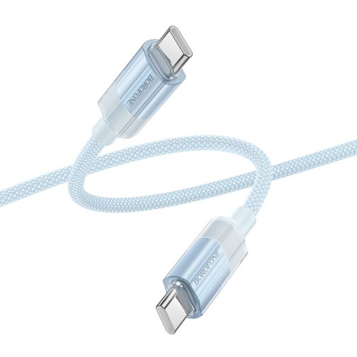 Купити Кабель USB Borofone BU44 Sincero 60W Type-C to Type-C 1.2m, 2