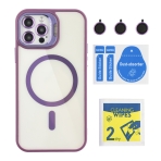 Купити Чохол TPU+PC+Metal Stand Case with MagSafe and Camera Lenses для iPhone 12/12 Pro, 6