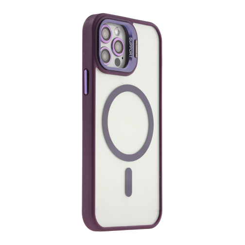 Чохол TPU+PC+Metal Stand Case with MagSafe and Camera Lenses для iPhone 12/12 Pro превью 8