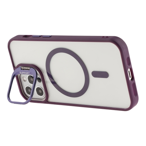 Купити Чохол TPU+PC+Metal Stand Case with MagSafe and Camera Lenses для iPhone 12/12 Pro, 12