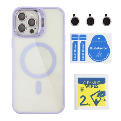 Купити Чехол TPU+PC+Metal Stand Case with MagSafe and Camera Lenses для iPhone 12 Pro Max, 10
