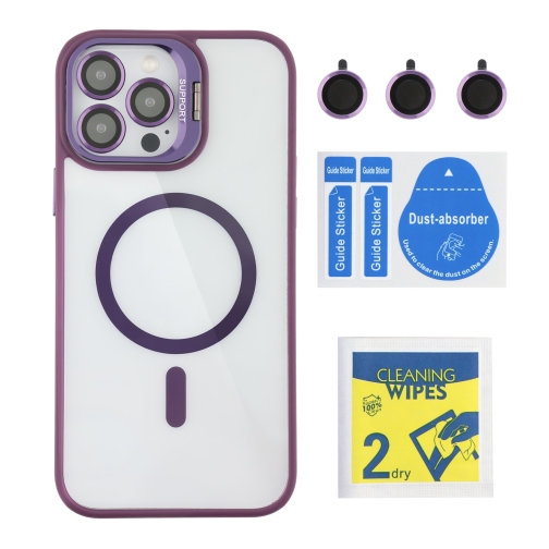 Купить Чехол TPU+PC+Metal Stand Case with MagSafe and Camera Lenses для iPhone 13 Pro, 9