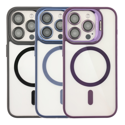 Купити Чохол TPU+PC+Metal Stand Case with MagSafe and Camera Lenses для iPhone 13 Pro Max