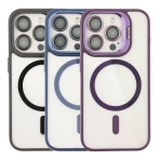 Купити Чохол TPU+PC+Metal Stand Case with MagSafe and Camera Lenses для iPhone 13 Pro Max