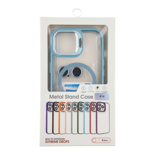 Чохол TPU+PC+Metal Stand Case with MagSafe and Camera Lenses для iPhone 13 Pro Max превью 4