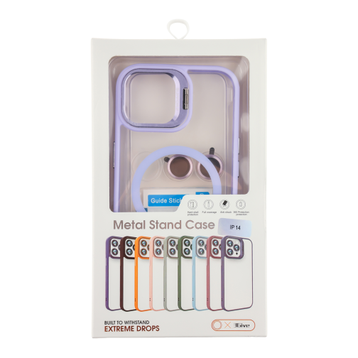 Чохол TPU+PC+Metal Stand Case with MagSafe and Camera Lenses для iPhone 13 Pro Max превью 11
