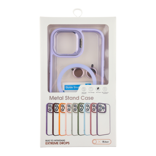 Чохол TPU+PC+Metal Stand Case with MagSafe and Camera Lenses для iPhone 14 превью 10