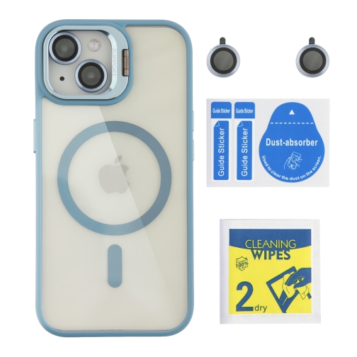Купити Чохол TPU+PC+Metal Stand Case with MagSafe and Camera Lenses для iPhone 14, 11