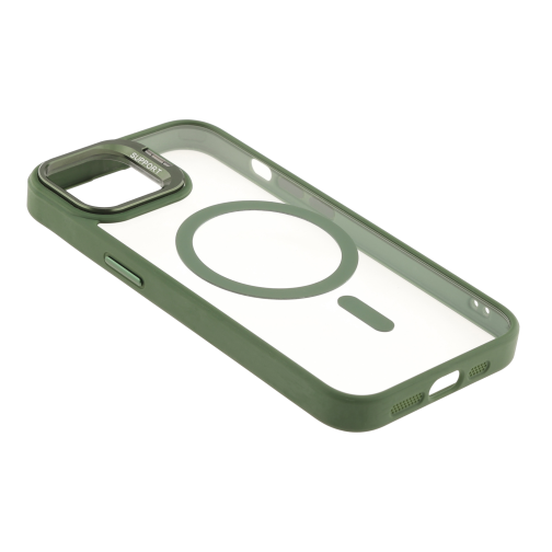 Чохол TPU+PC+Metal Stand Case with MagSafe and Camera Lenses для iPhone 14 превью 21