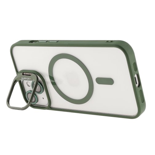 Купити Чохол TPU+PC+Metal Stand Case with MagSafe and Camera Lenses для iPhone 14, 23