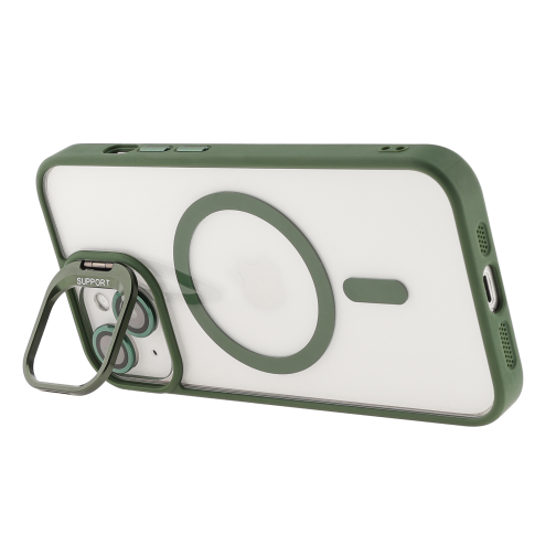 Чохол TPU+PC+Metal Stand Case with MagSafe and Camera Lenses для iPhone 14 превью 23