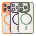 Купить Чехол TPU+PC+Metal Stand Case with MagSafe and Camera Lenses для iPhone 14 Pro