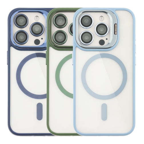 Купить Чехол TPU+PC+Metal Stand Case with MagSafe and Camera Lenses для iPhone 14 Pro Max
