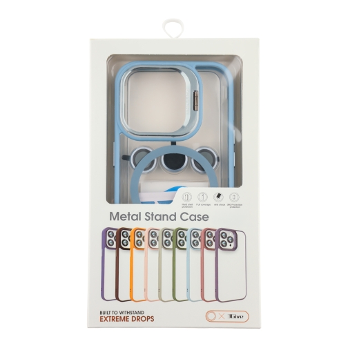 Купить Чехол TPU+PC+Metal Stand Case with MagSafe and Camera Lenses для iPhone 14 Pro Max, 4