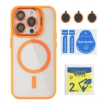 Купить Чехол TPU+PC+Metal Stand Case with MagSafe and Camera Lenses для iPhone 14 Pro Max, 18