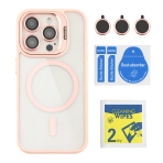 Купить Чехол TPU+PC+Metal Stand Case with MagSafe and Camera Lenses для iPhone 14 Pro, 19