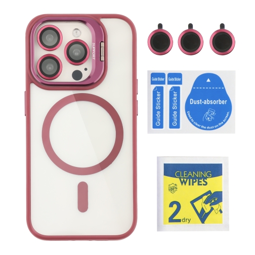 Купить Чехол TPU+PC+Metal Stand Case with MagSafe and Camera Lenses для iPhone 14 Pro, 20