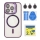 Купити Чохол TPU+PC+Metal Stand Case with MagSafe and Camera Lenses для iPhone 13 Pro Max Dark Purple