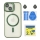 Купити Чохол TPU+PC+Metal Stand Case with MagSafe and Camera Lenses для iPhone 14 Green